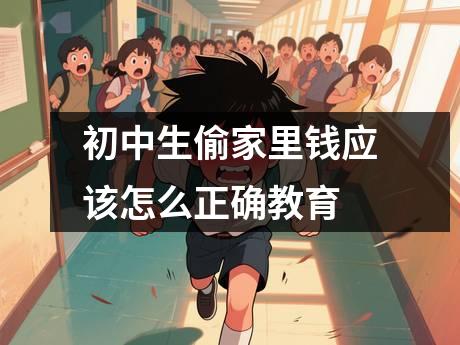 初中生偷家里钱应该怎么正确教育